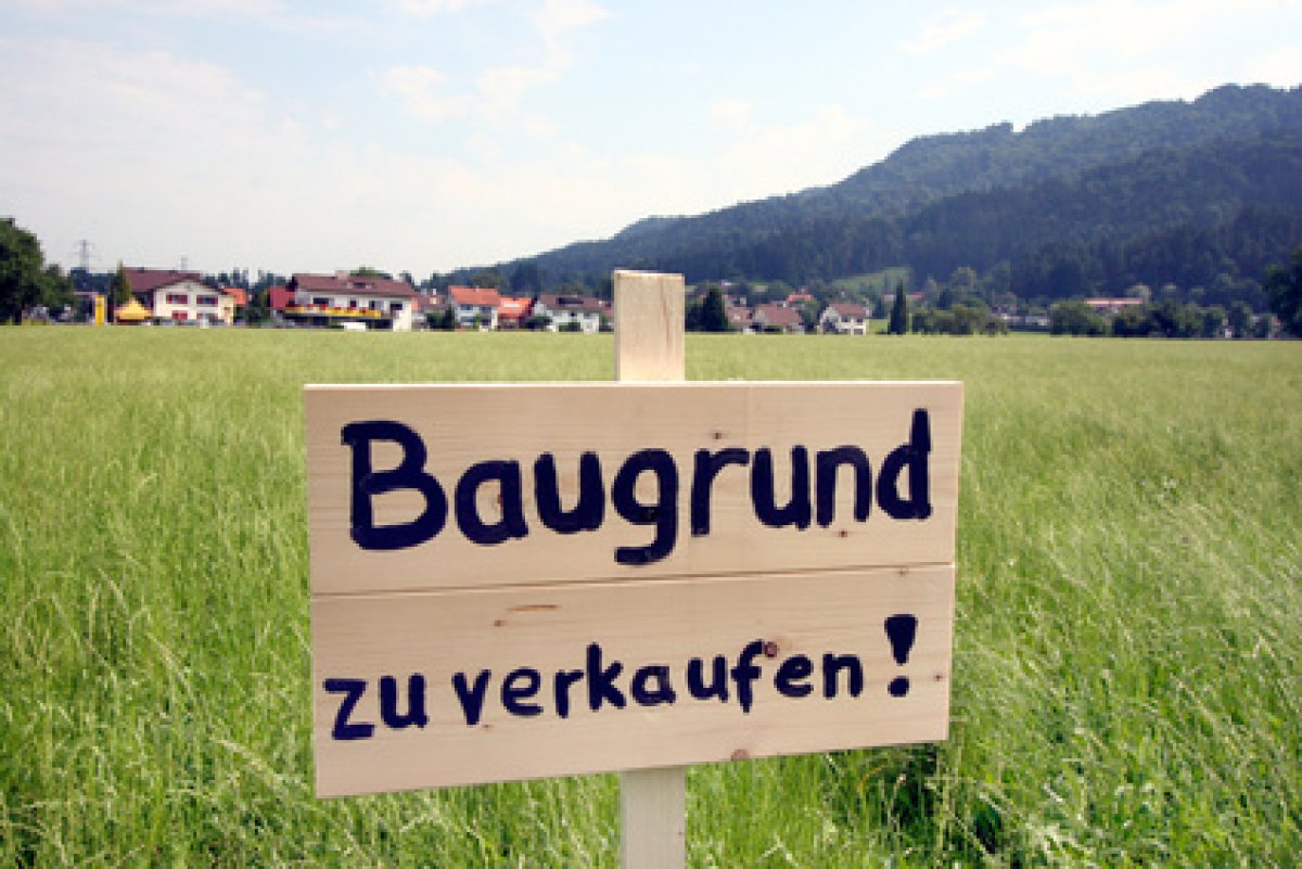 Baugrundstück verkaufen